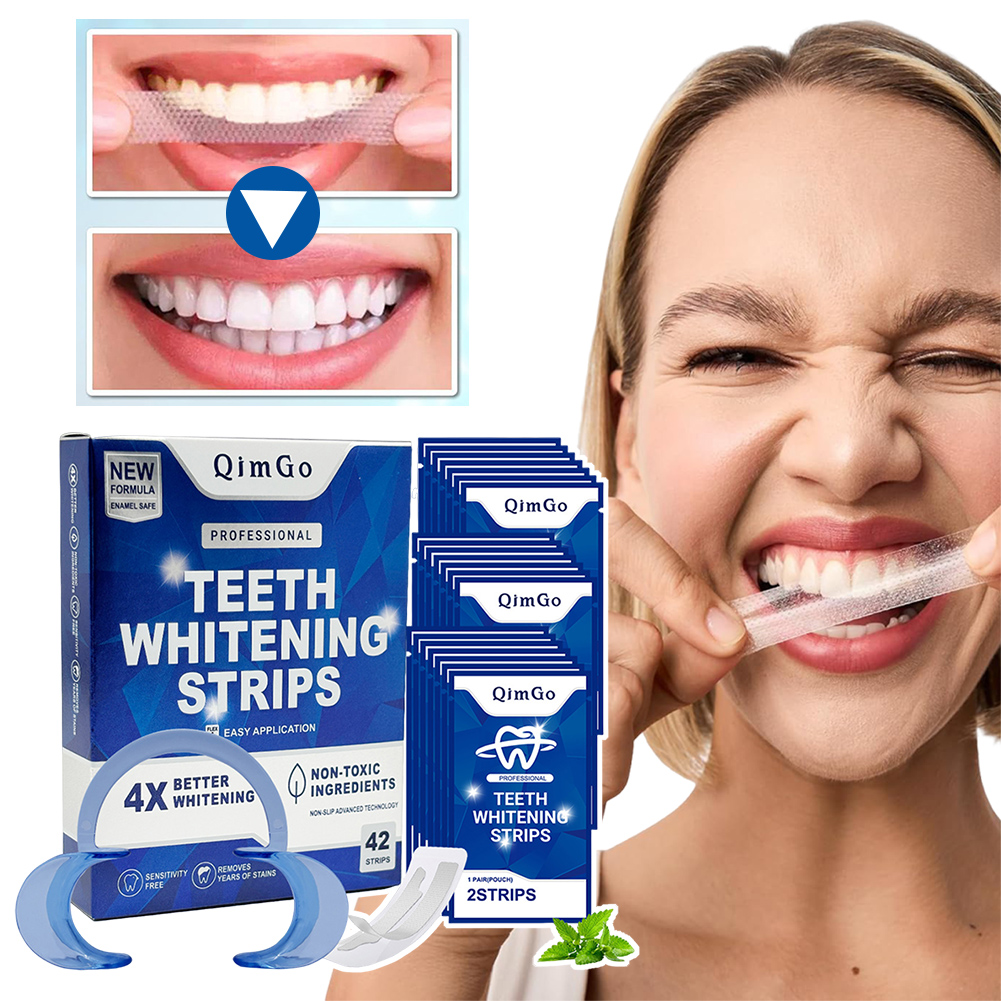 Teeth Whitening Strips Crest - Tiras de clareamento dental profissional natural