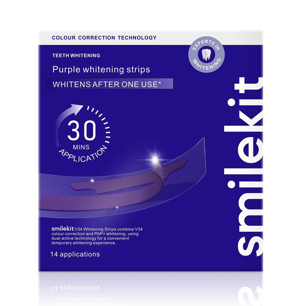 Teeth Whitening Strips Crest - ﻿ Strips Clareadores de Dentes Smilekit