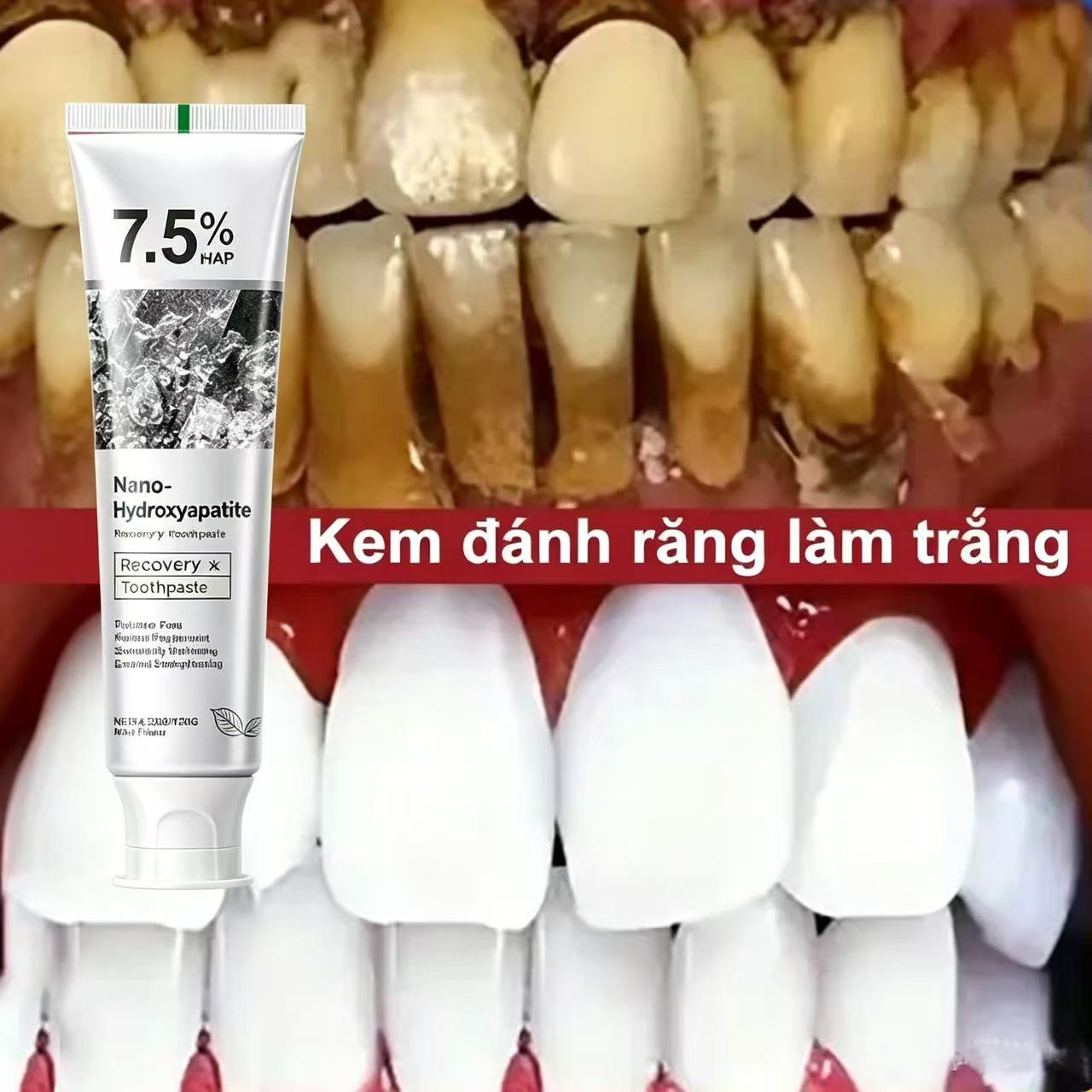 Hydroxyapatite Toothpaste - Pasta de Dente Clareadora com 7,5%