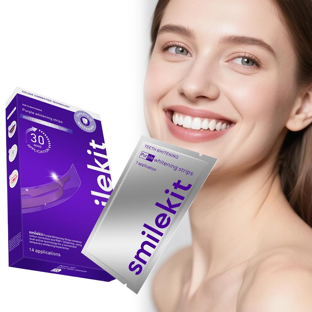 Teeth Whitening Strips Crest - 42 Pares de Tiras Clareadoras de