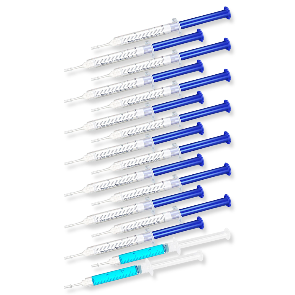 Teeth Whitening Before And After - Gel Clareador de Dentes Sabor Menta,