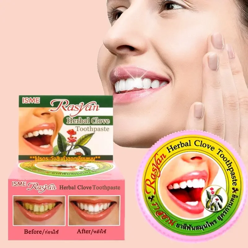 Teeth Whitening From Home - Pó Dental Tailandês de Cravo e