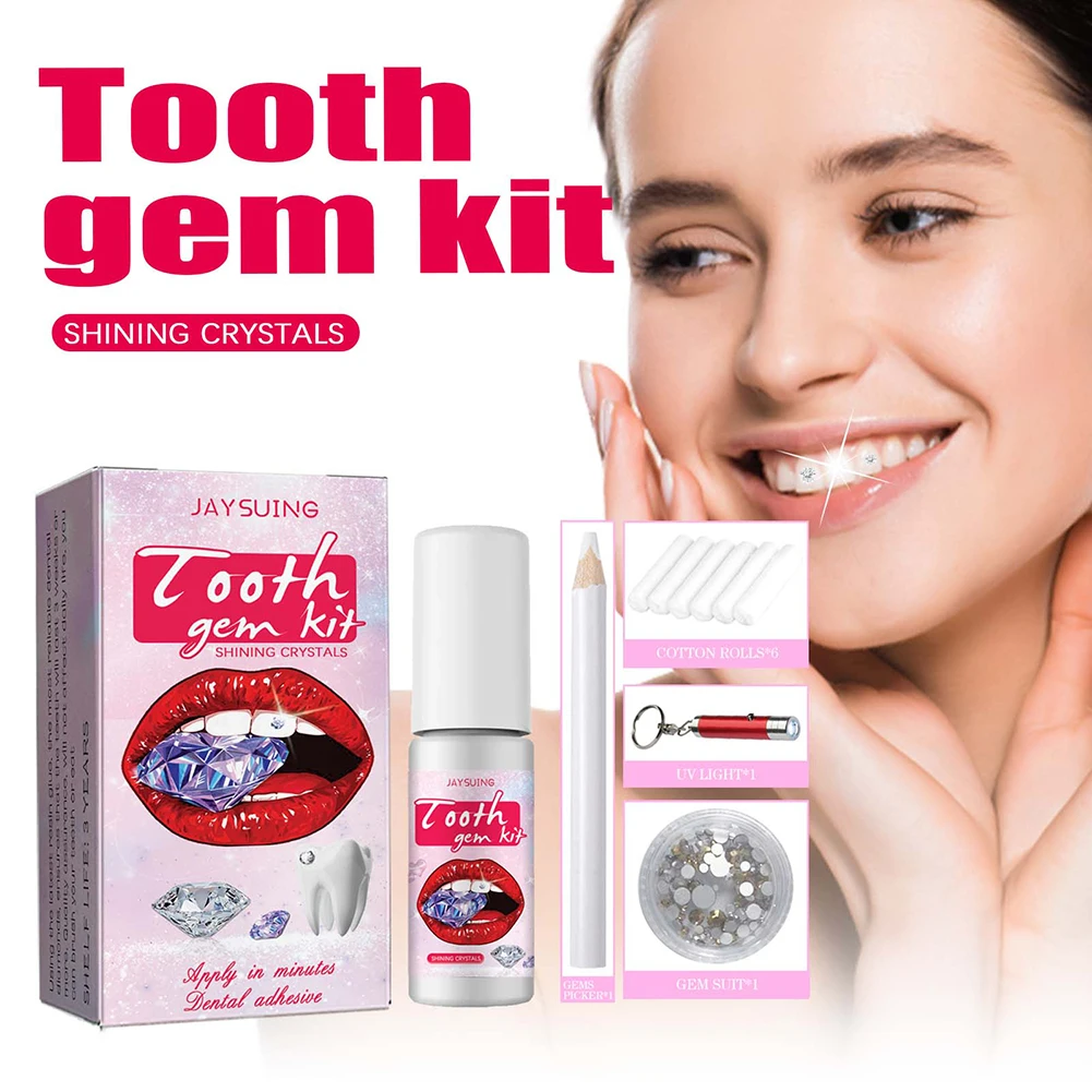 Teeth Whitening From Home - Dente Gems Kit com Cura Cola