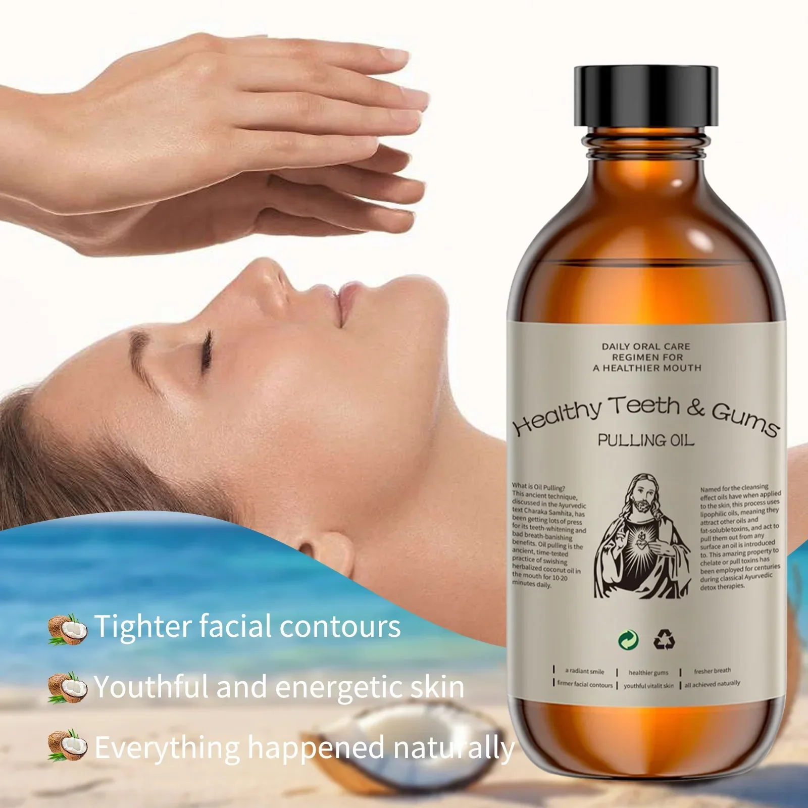 Enxaguante Bucal de Óleo de Co - Coconut Oil Pull avaliação e preço