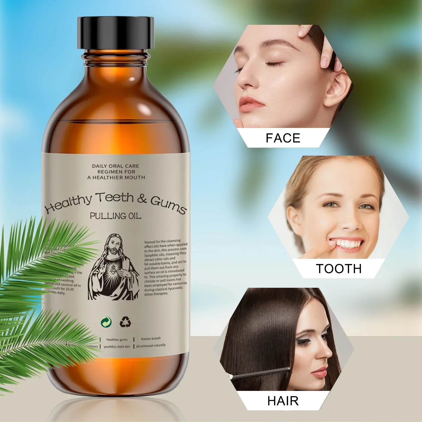 Enxaguante Bucal de Óleo de Co - Coconut Oil Pull avaliação e preço