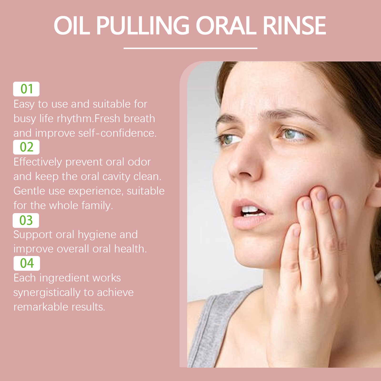 Óleo de tração de coco enxagua - Coconut Oil Pull avaliação e preço