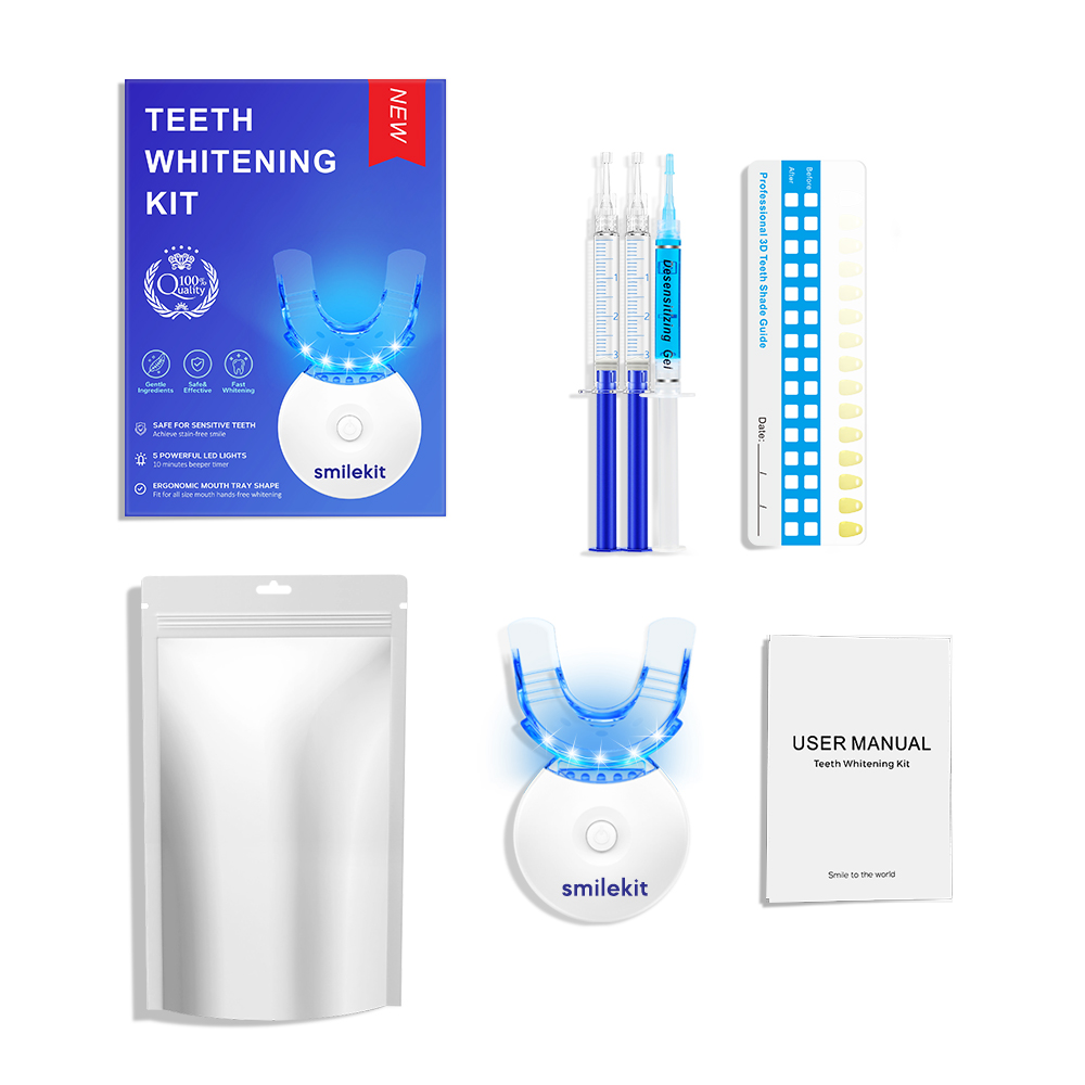 Kit de clareamento dental - 5X - Teeth Whitening Mouthwash avaliação e preço