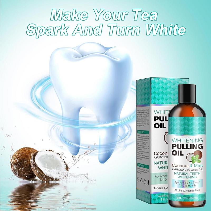 Enxaguante bucal oral com hort - Coconut Oil Pull avaliação e preço