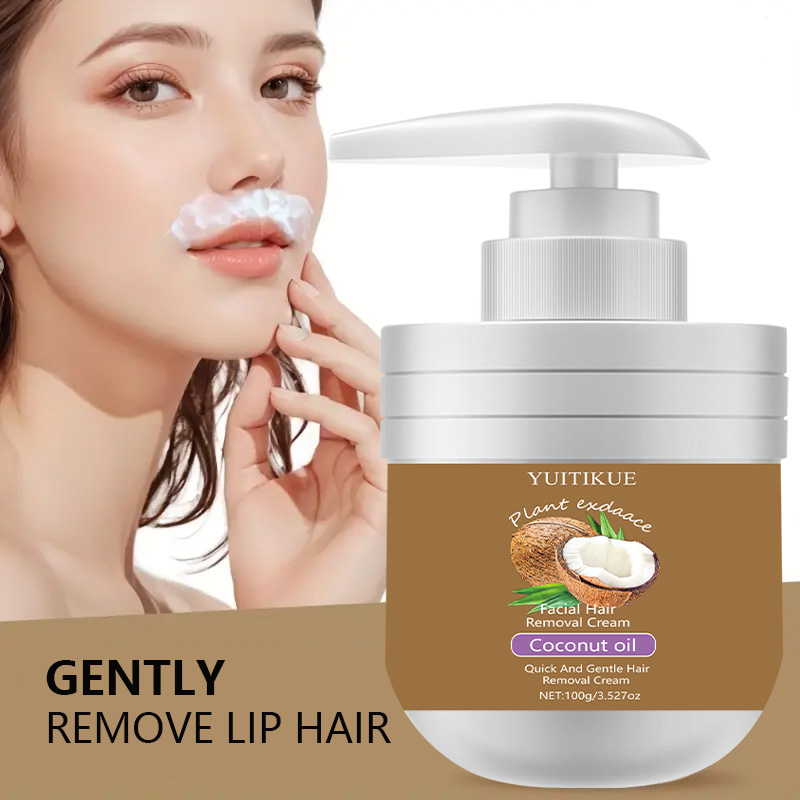 Creme de remoção de pêlos faci - Coconut Oil Pull avaliação e preço