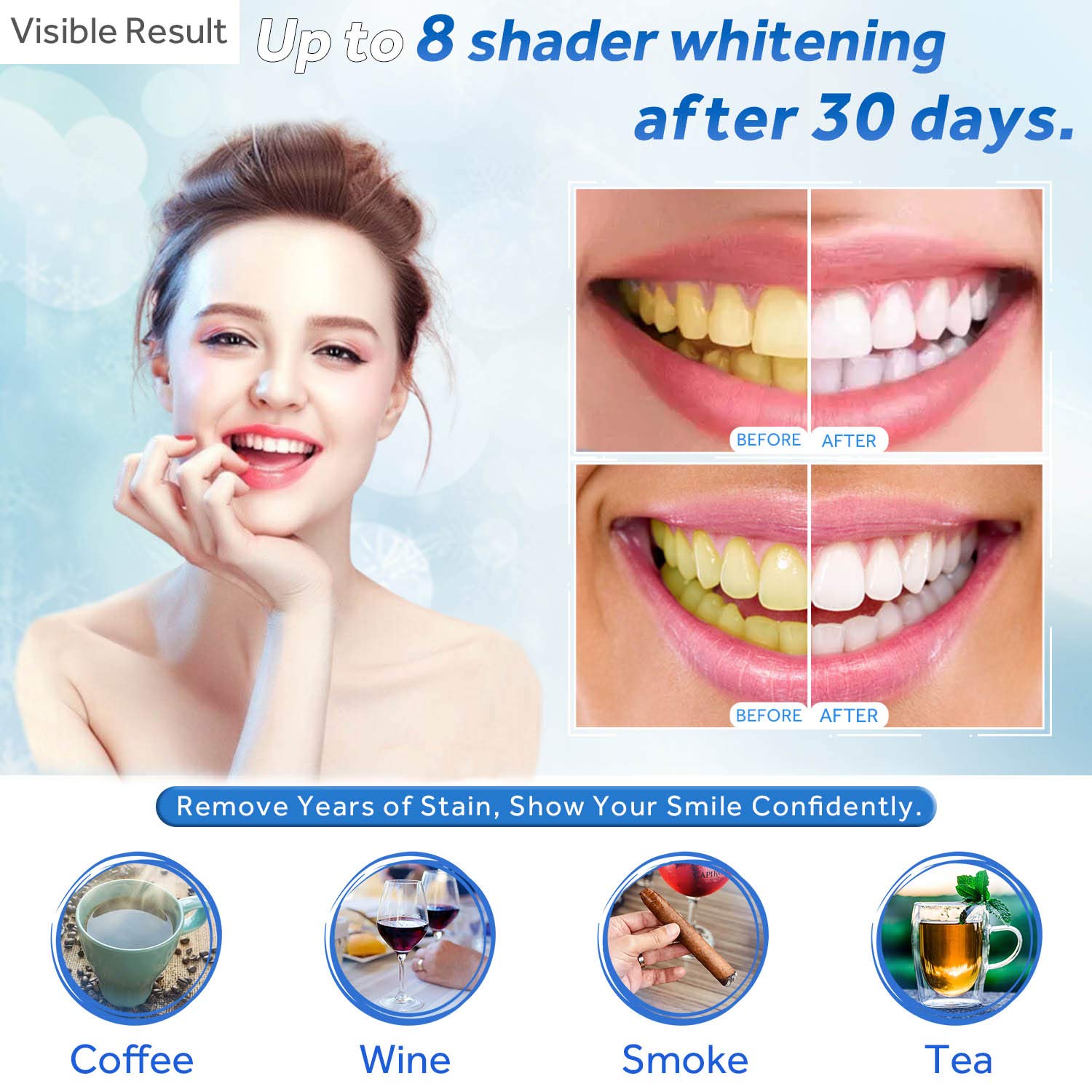 Seringa de recarga de gel para - Teeth Whitening Before And After avaliação e preço