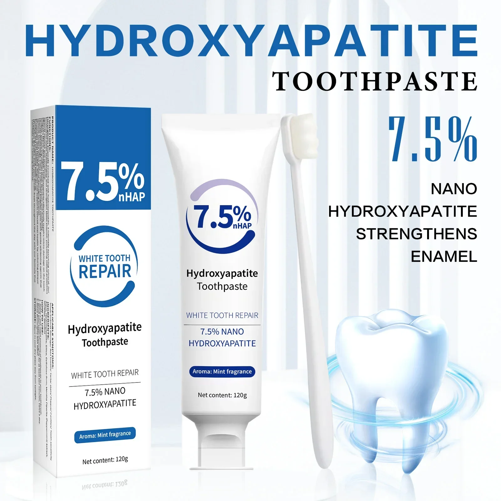 Kit de Pasta de Dente e Caneta - Hydroxyapatite Toothpaste avaliação e preço