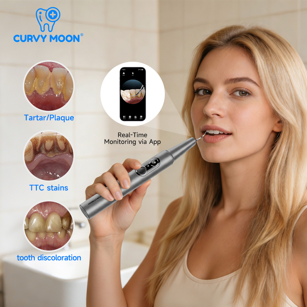 CURVY MOON Limpador de Dentes  - Teeth Whitening Mouthwash avaliação e preço