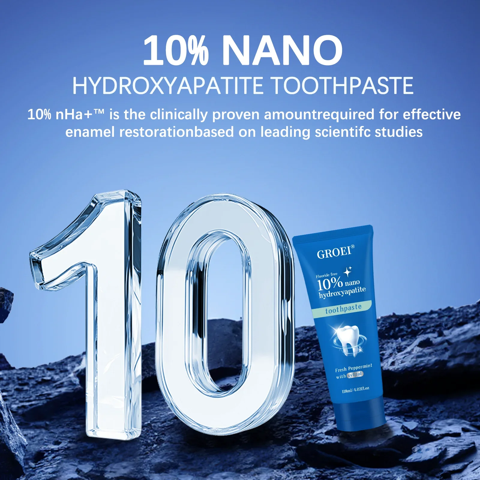 Pasta de Dente com Xilitol par - Hydroxyapatite Toothpaste avaliação e preço