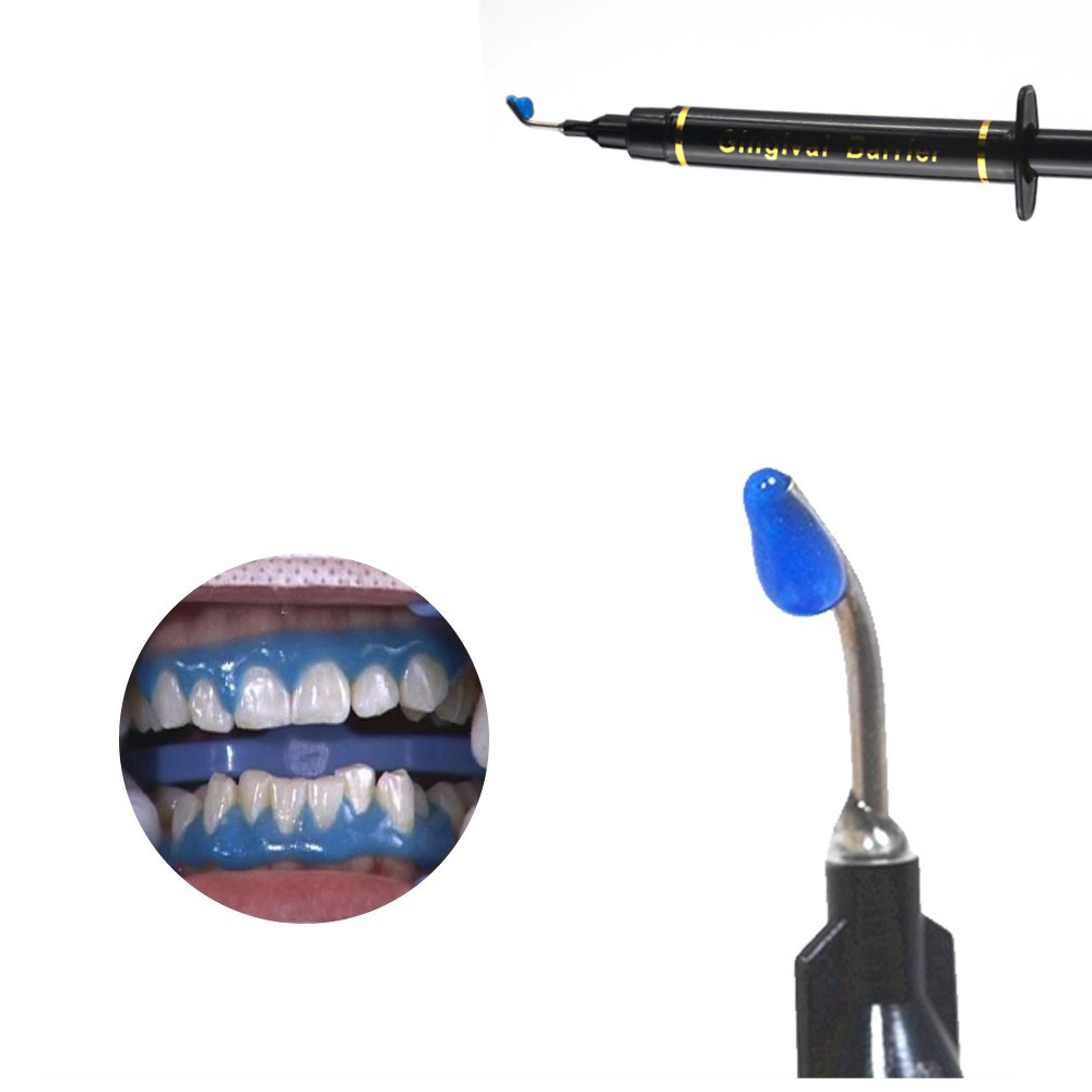 5 Peças 1.5ML Barreira Gengiva - Teeth Whitening Before And After avaliação e preço