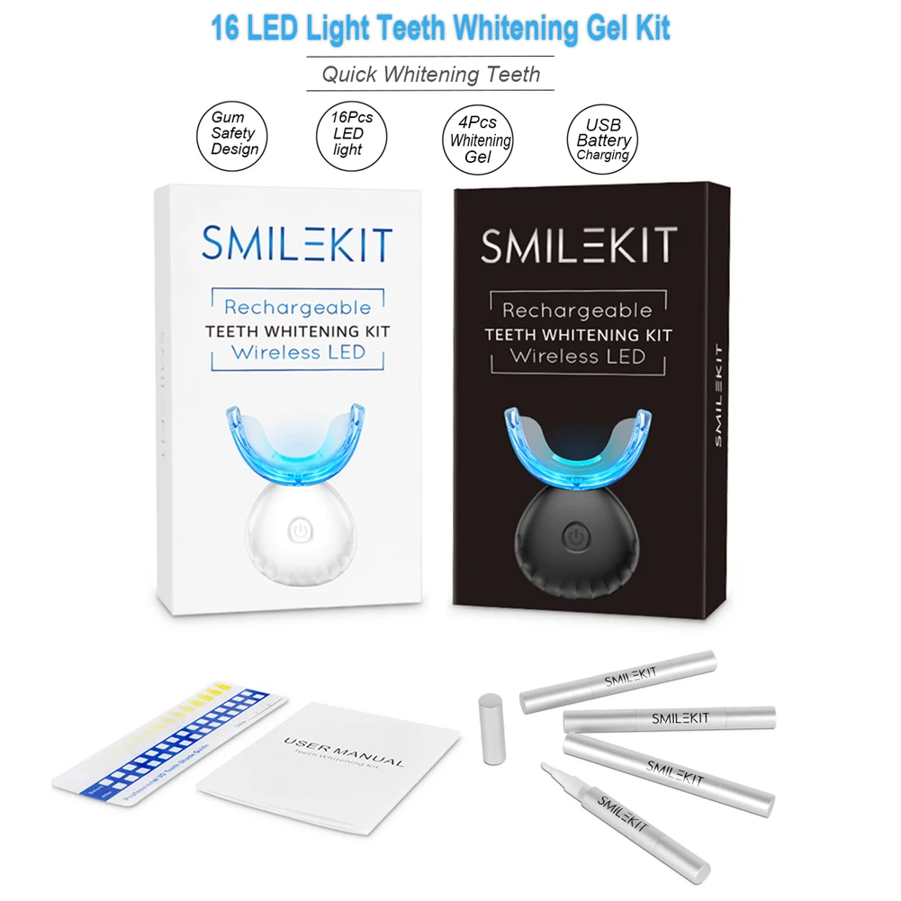 Kit de clareamento dental dos  - Teeth Whitening Before And After avaliação e preço