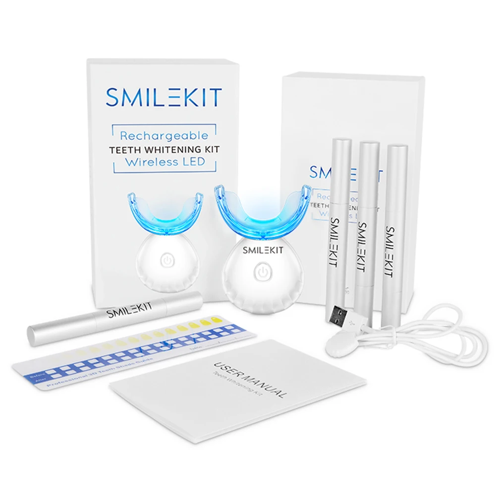 Kit de clareamento dental dos  - Teeth Whitening Before And After avaliação e preço