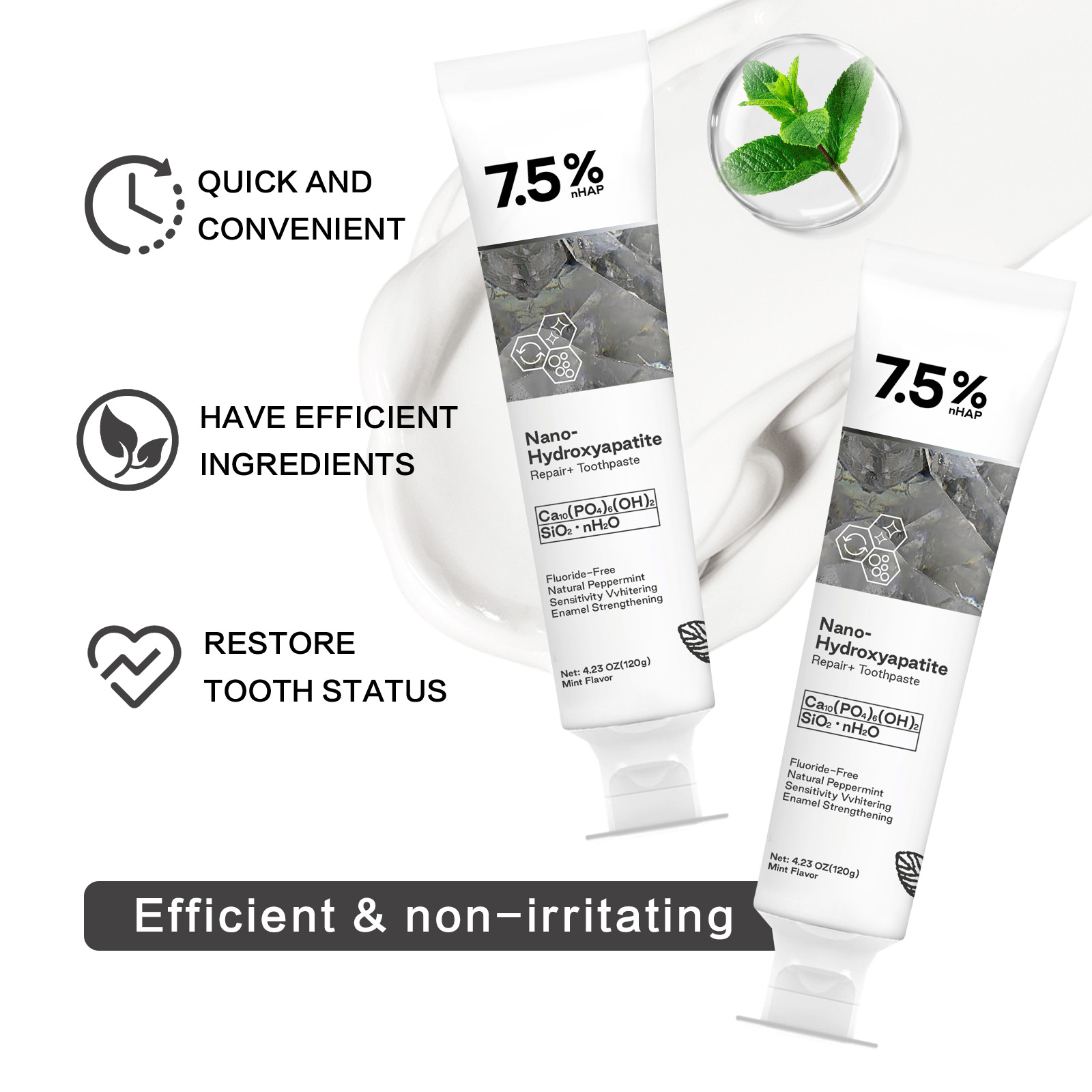 Pasta de Dente Clareadora com  - Hydroxyapatite Toothpaste avaliação e preço