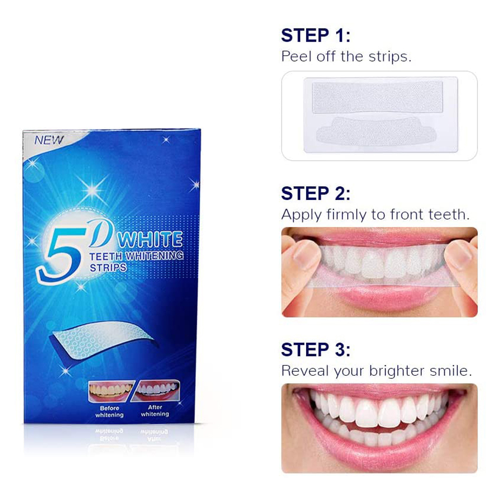 Kit de Clareamento Dental 5D c - Teeth Whitening Before And After avaliação e preço