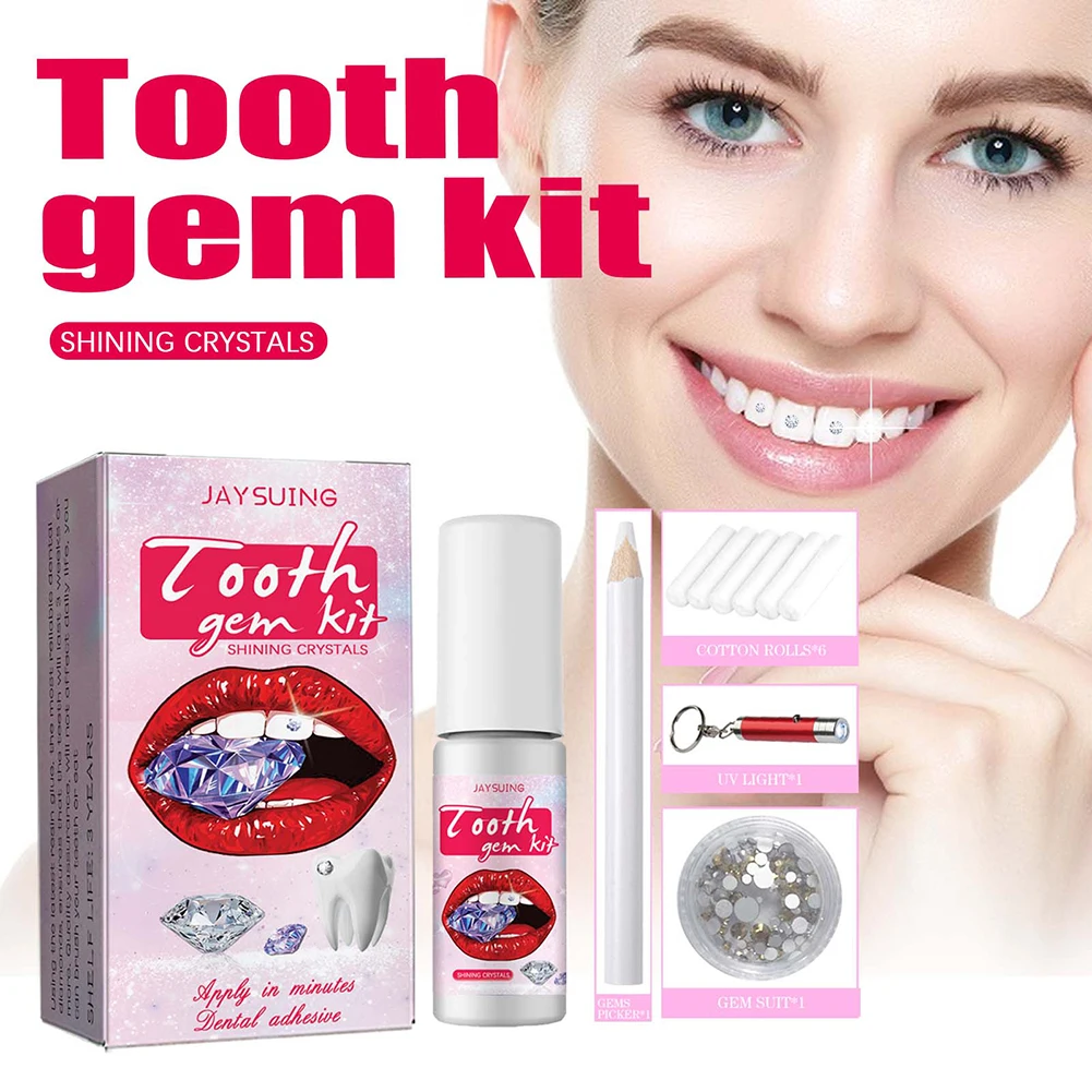 Dente Gems Kit com Cura Cola L - Teeth Whitening From Home avaliação e preço