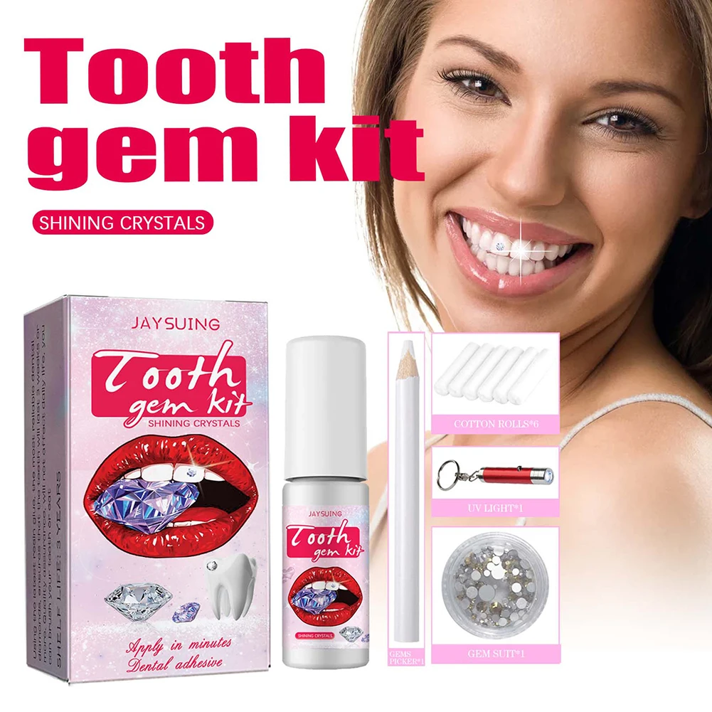 Dente Gems Kit com Cura Cola L - Teeth Whitening From Home avaliação e preço